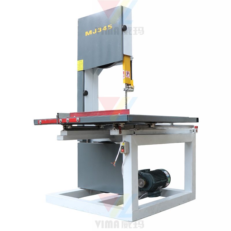 Sliding table band saw for brick MJ345T